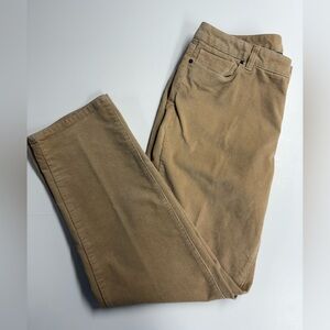 LL Bean Pants Womens 16 Corduroy Favorite Fit Straight Casual Stretch
